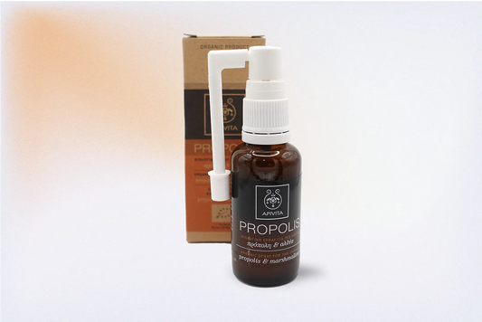 APIVITA PROPOLIS SPRAY BIOLÓGICO PARA LA GARGANTA CON PRÓPOLIS Y MALVAVISCO – 30 ML