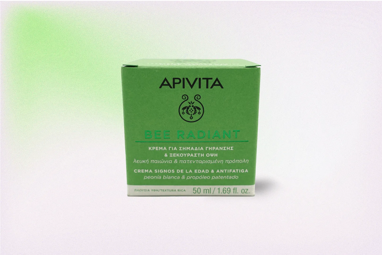 APIVITA BEE RADIANT CREMA ANTI-FATIGA Y PRIMEROS SIGNOS DE LA EDAD – TEXTURA RICA – 50 ML