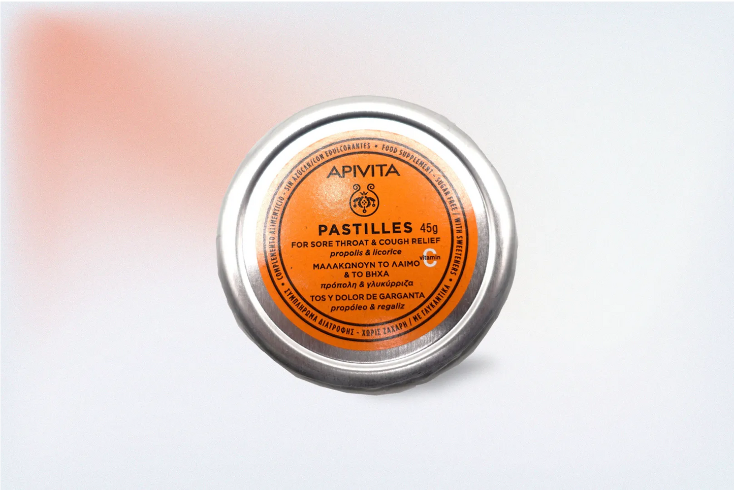 APIVITA PASTILLAS PARA LA GARGANTA CON PRÓPOLIS Y REGALIZ