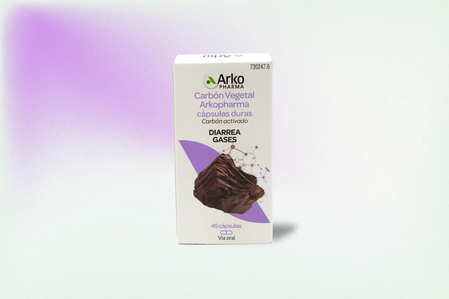 CARBÓN VEGETAL ARKOPHARMA 45 CÁPSULAS – ALIVIO NATURAL PARA GASES Y DIARREA