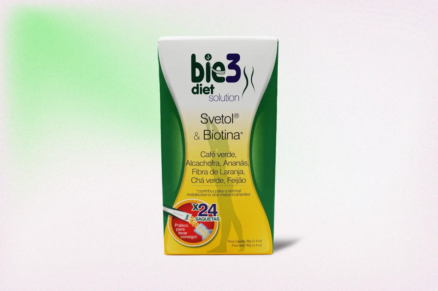 BIE3 DIET SOLUTION SVETOL & BIOTINA 24 SOBRES