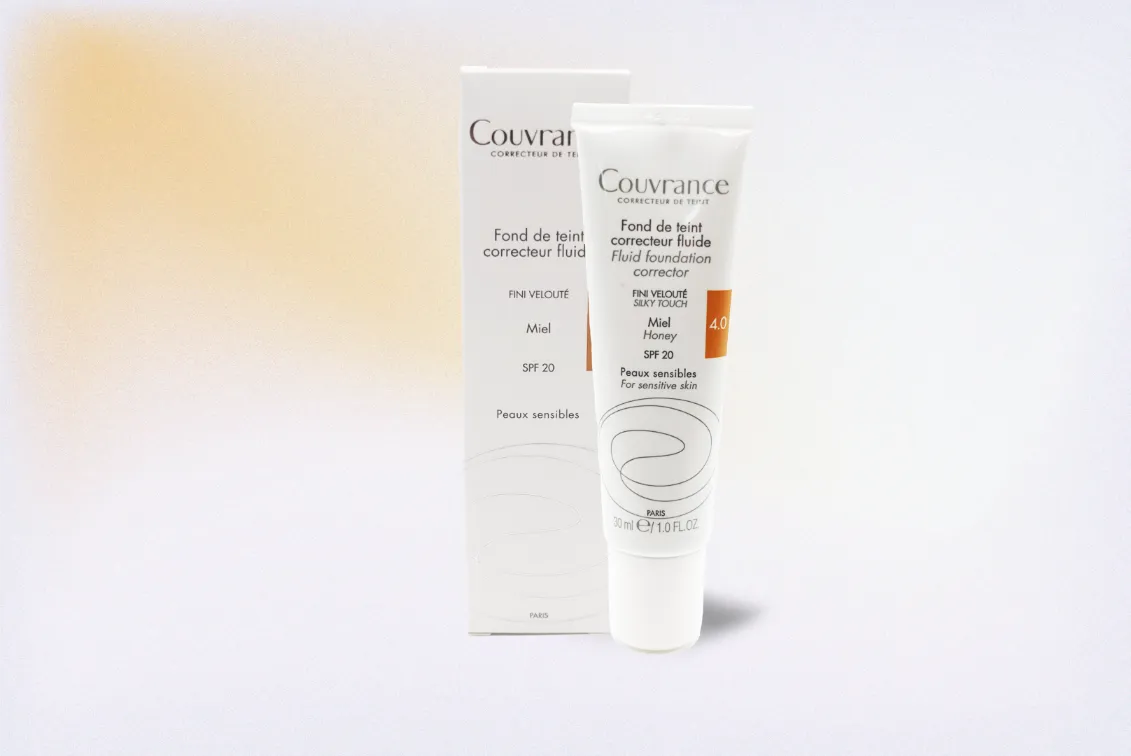 COUVRANCE FOND DE TEINT CORRECTEUR FLUIDE SPF 20 MIEL