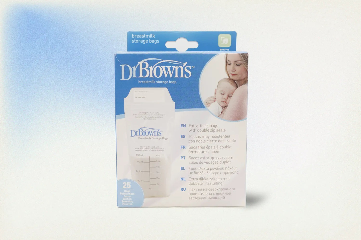 DR BROWNS BOLSAS LECHE MATERNA 25U