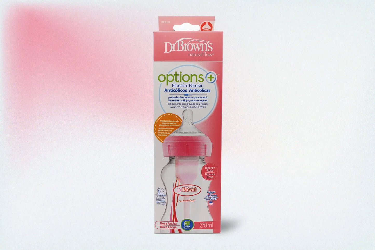 BIBERON DR BROWN'S B-ANCH ROS 270ML