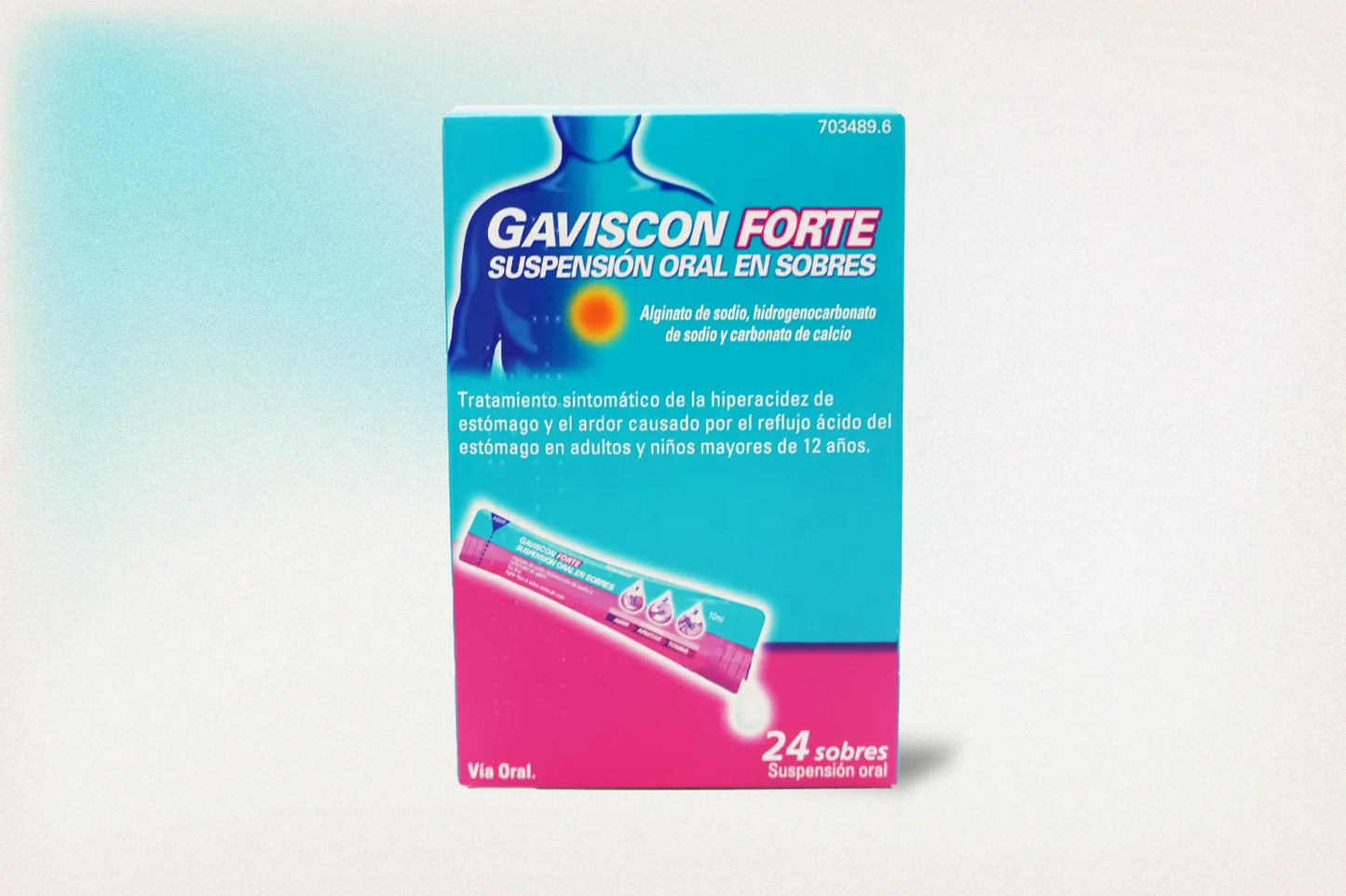 GAVISCON FORTE SUSPENSIÓN ORAL EN SOBRES 24 UNIDADES