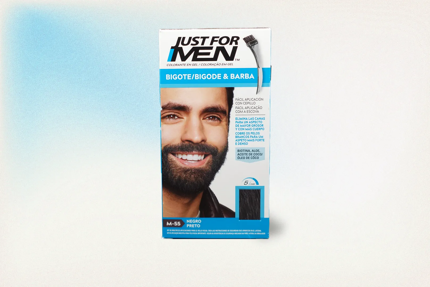 COLORANTE EN GEL PARA BIGOTE Y BARBA DE JUST FOR MEN