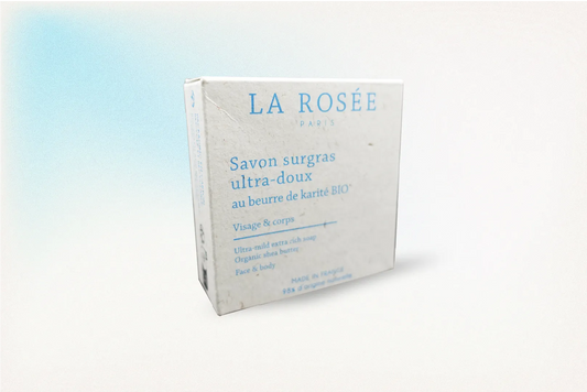 LA ROSÉE JABÓN SÓLIDO ULTRA-SUAVE CON KARITÉ BIO 100 G