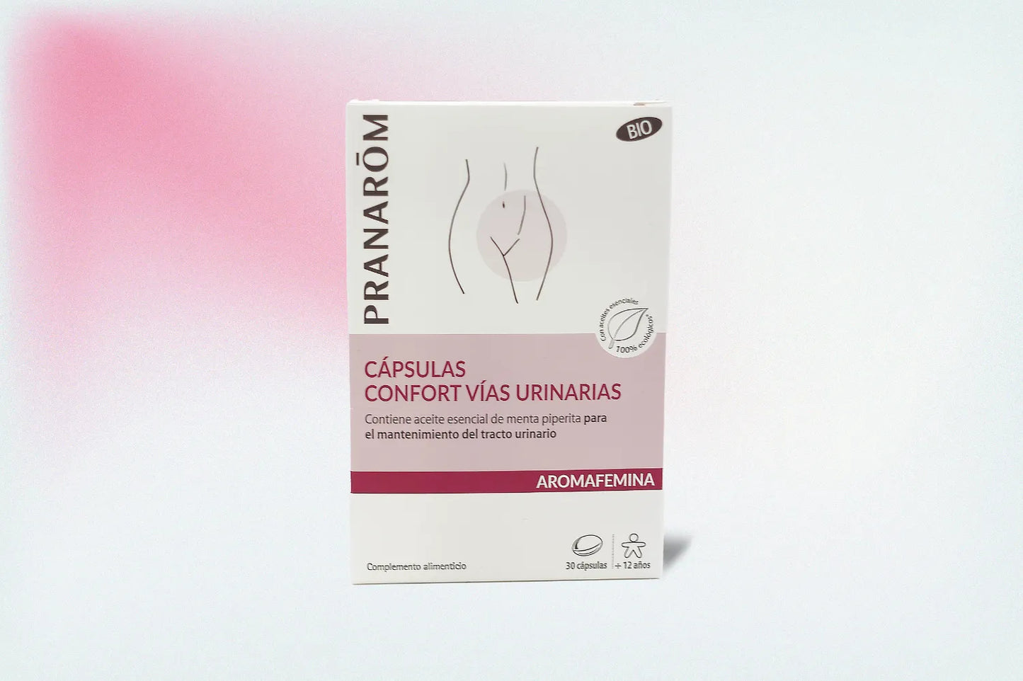 PRANAROM CÁPSULAS CONFORT VÍAS URINARIAS AROMAFEMINA 30 CÁPSULAS