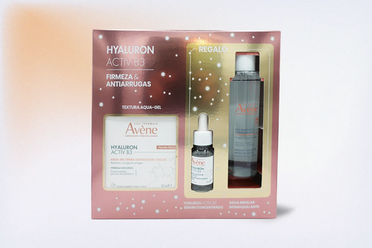 AVÈNE HYALURON ACTIV B3 COFRE ANTIARRUGAS CON CREMA 50ML + SÉRUM 10ML + AGUA MICELAR 100ML
