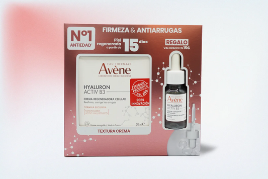 AVÈNE HYALURON ACTIV B3 COFRE ANTIARRUGAS CON CREMA 50ML + SÉRUM 10ML