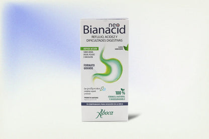 NEO BIANACID MENTA 70 COMPRIMIDOS – ALIVIO NATURAL DEL REFLUJO, LA ACIDEZ Y LAS MOLESTIAS DIGESTIVAS