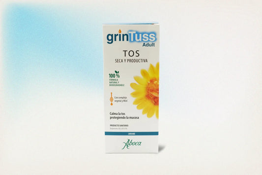 GRINTUSS ADULT – JARABE NATURAL PARA LA TOS SECA Y PRODUCTIVA EN ADULTOS