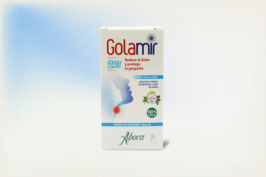 GOLAMIR 2ACT SPRAY SIN ALCOHOL – PROTECCIÓN Y ALIVIO NATURAL PARA LA GARGANTA