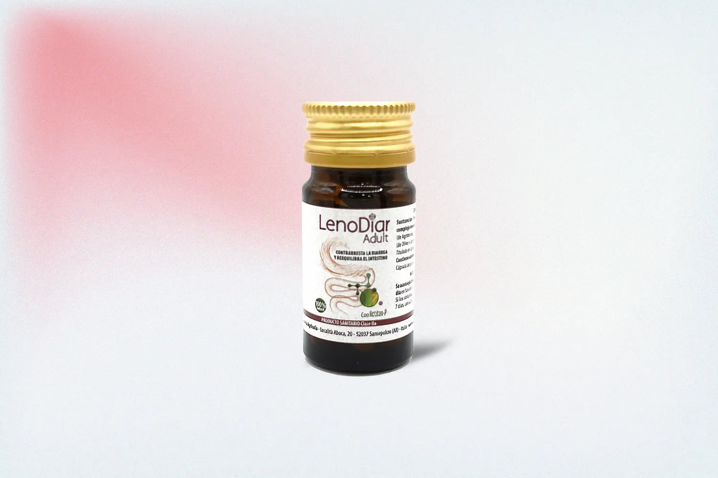 LENODIAR ADULT 20 CÁPSULAS – CONTROL NATURAL DE LA DIARREA EN ADULTOS
