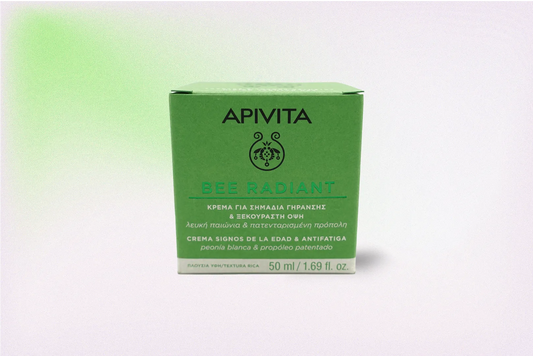 APIVITA BEE RADIANT CREMA ANTI-FATIGA Y PRIMEROS SIGNOS DE LA EDAD – TEXTURA RICA – 50 ML