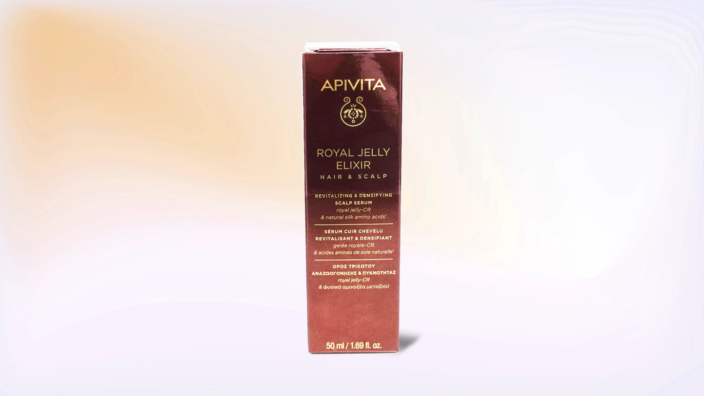 ROYAL JELLY ELIXIR AND SCALP REVITALIZING AND DENSIFIYING SERUM