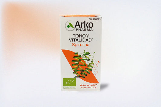 SPIRULINA ARKOPHARMA 45 CÁPSULAS – ENERGÍA Y VITALIDAD NATURAL PARA CUERPO Y MENTE