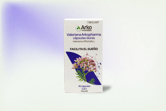 VALERIANA ARKOPHARMA 45 CÁPSULAS DURAS – APOYO NATURAL PARA CONCILIAR EL SUEÑO