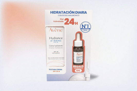 AVÈNE HYDRANCE UV RICA SPF 30 + HYDRANCE BOOST CONCENTRADO 10ML