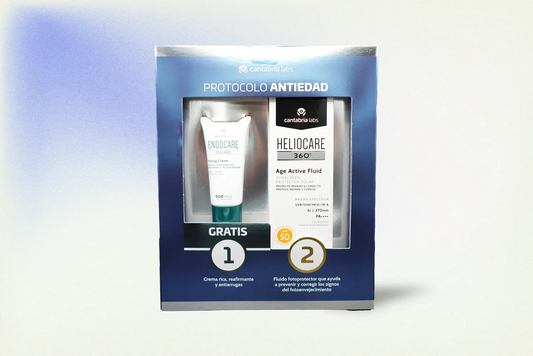 CANTABRIA LABS PROTOCOLO ANTIEDAD: FIRMING CREAM & AGE ACTIVE FLUID
