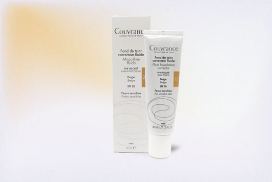 COUVRANCE FOND DE TEINT CORRECTEUR FLUIDE SPF 20 BEIGE