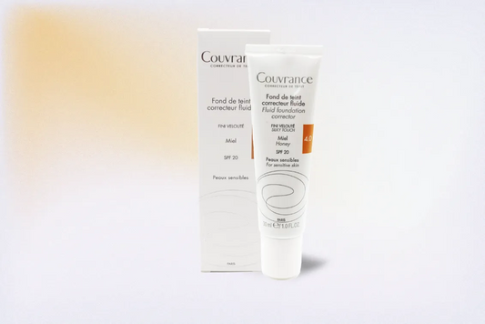 COUVRANCE FOND DE TEINT CORRECTEUR FLUIDE SPF 20 MIEL