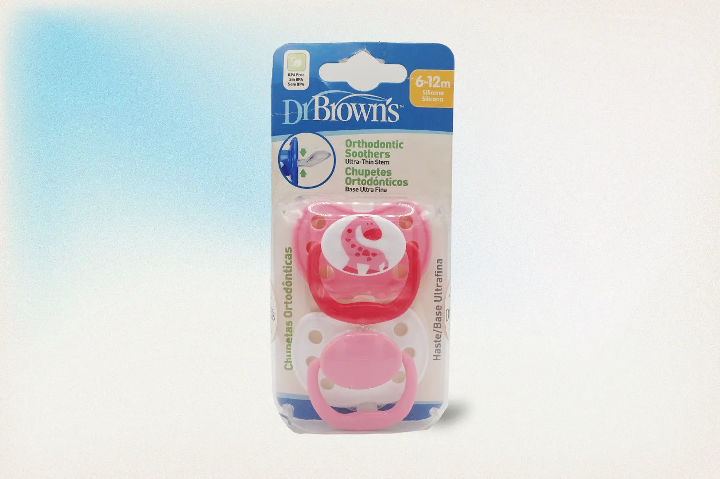 CHUPETE DR BROWN'S SIL T2 6-12M 2U