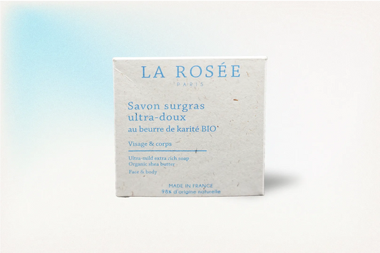 LA ROSÉE JABÓN SÓLIDO ULTRA-SUAVE CON KARITÉ BIO 100 G