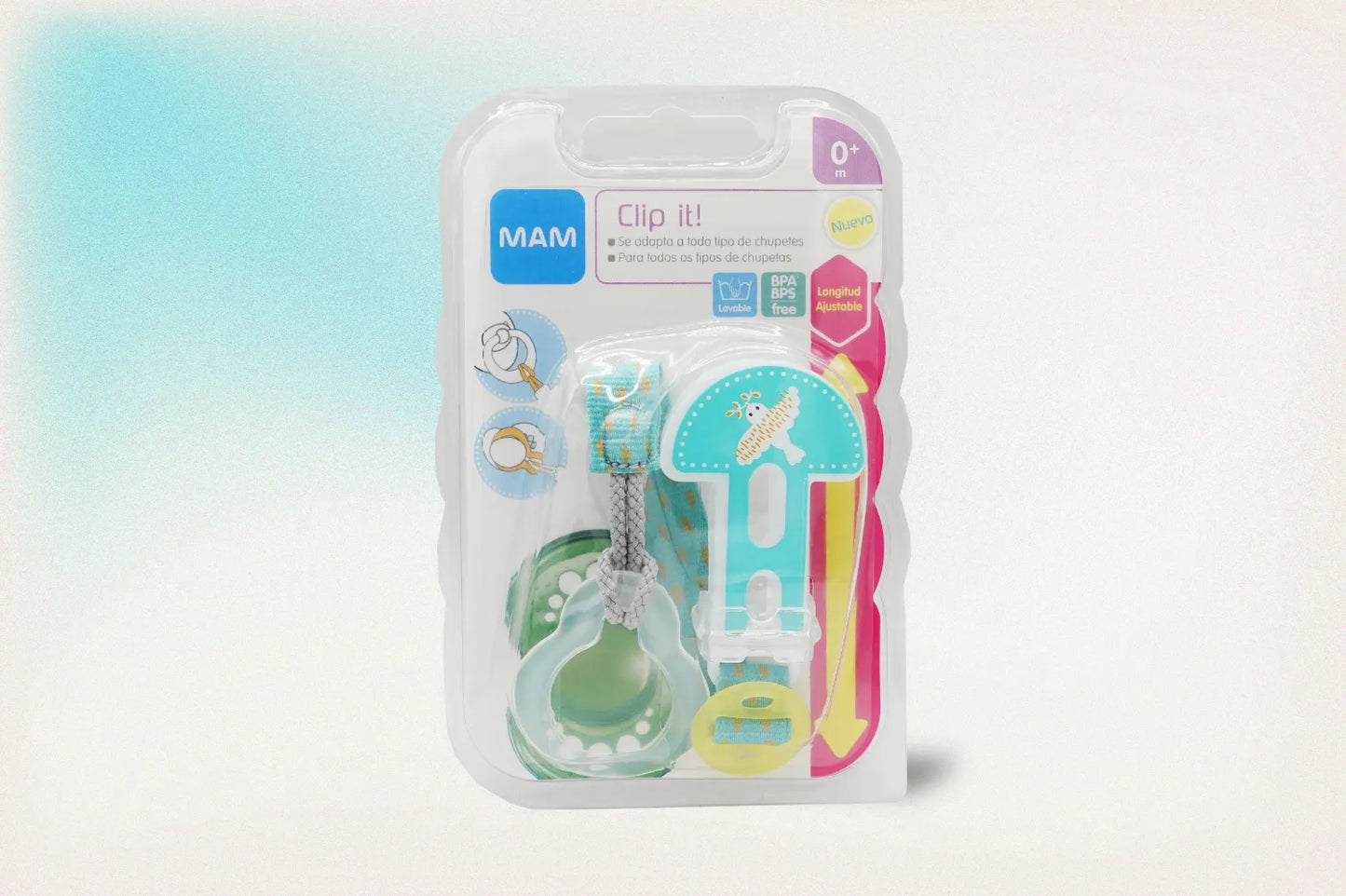 BROCHE PARA CHUPETE MAM CLIP IT! BROCHE