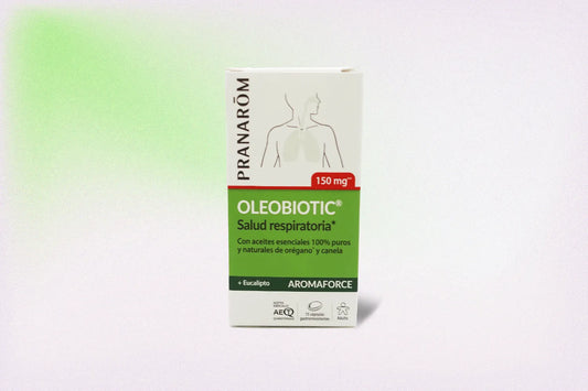PRANARÔM OLEOBIOTIC SALUD RESPIRATORIA 150 MG 15 CÁPSULAS