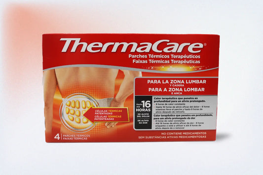 THERMACARE PARCHE ZONA LUMBAR Y CADERA  4 U
