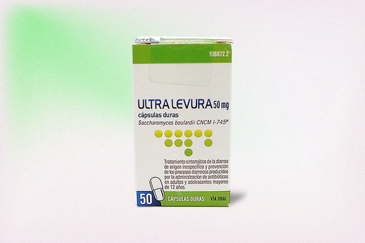 ULTRA LEVURA 50 MG CÁPSULAS DURAS