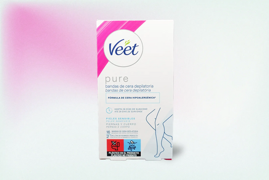 BANDAS DE CERA DEPILATORIA FACIAL VEET PURE