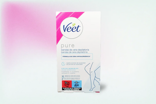 VEET PURE BANDAS DE CERA DEPILATORIA PIEL SENSIBLE