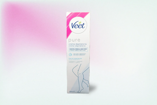 VEET PURE CREMA DEPILATORIA PARA PIERNAS Y CUERPO PIEL SENSIBLE 200 ML